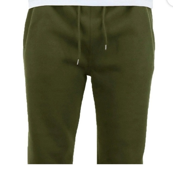 Women's Galaxy by Harvic Fleece Loose Jogger Sweatpants Size XXL Olive Green - Picture 12 of 15